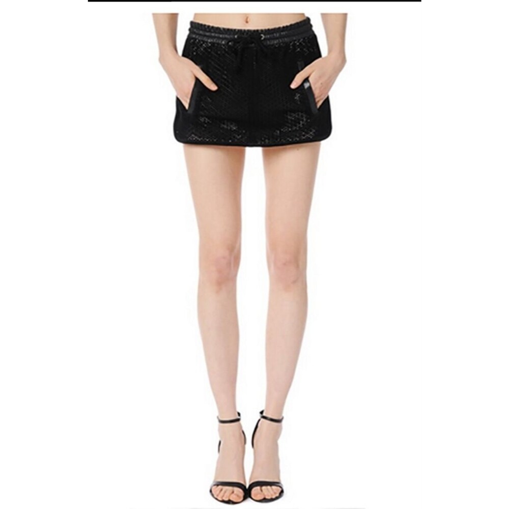 NWOT Parker Steph Leather Perforated Skort